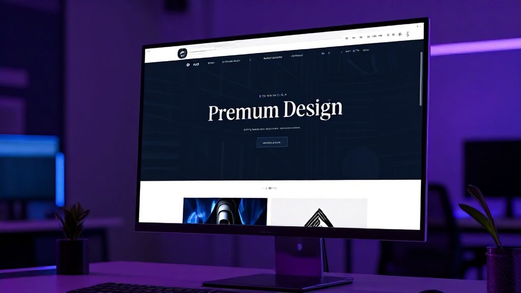 Интерфейс платформы gojixe — конструктор веб-дизайна